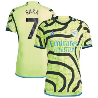 Arsenal adidas Away Shirt 2023-24 with Saka 7 printing