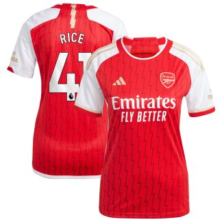 Arsenal adidas Home Shirt 2023-24 - Womens with Rice 41 printing