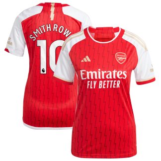 Arsenal adidas Home Shirt 2023-24 - Womens with Smith Rowe 10 printing