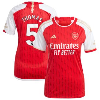 Arsenal adidas Home Shirt 2023-24 - Womens with Thomas 5 printing