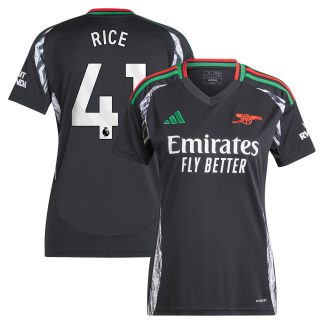 Arsenal adidas Away Shirt 2024-25 - Womens with Rice 41 printing