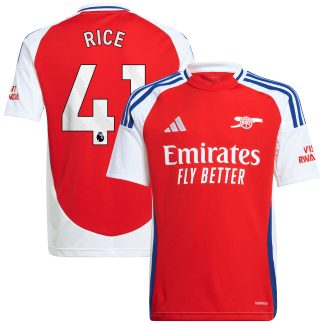 Arsenal adidas Home Shirt 2024-25 - Kids with Rice 41 printing