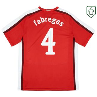 Arsenal Nike Home Shirt Fabregas #4 2008-10 - Excellent - 8/10