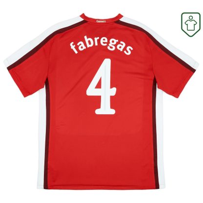 Arsenal Nike Home Shirt Fabregas #4 2008-10 - Excellent - 8/10