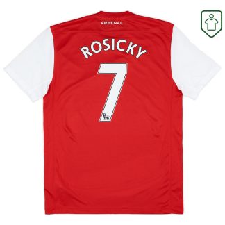 Arsenal Nike Home Shirt Rosicky #7 2011-12 - Excellent - 8/10