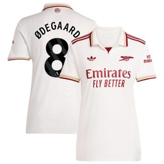 Arsenal adidas Third Shirt 2025-26 - Womens with Ødegaard 8 printing