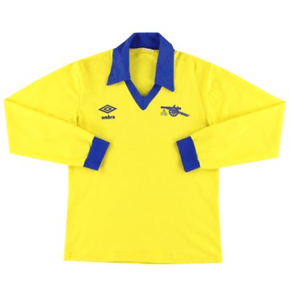 1978-81 Arsenal Umbro Away Shirt L/S S - Arsenal / Excellent / Small