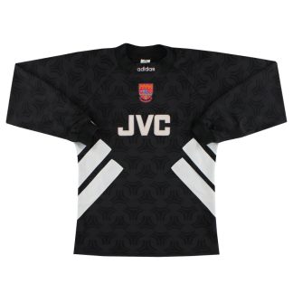 1993-94 Arsenal adidas Goalkeeper Shirt *Mint* S - Arsenal / Mint / Small