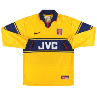 1997-99 Arsenal Nike Away Shirt L/S M - Arsenal / Excellent / Medium