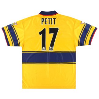 1997-99 Arsenal Nike Away Shirt Petit #17 *Mint* XXL - Arsenal / Mint / XXL