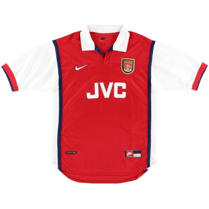 1998-99 Arsenal Nike Home Shirt L - Arsenal / Excellent / Large