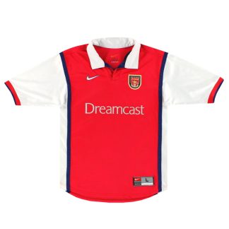 1999-00 Arsenal Nike Home Shirt L.Boys - Arsenal / Excellent / Large Boys