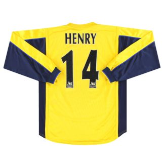 1999-01 Arsenal Nike Away Shirt Henry #14 XL - Arsenal / Excellent / XL