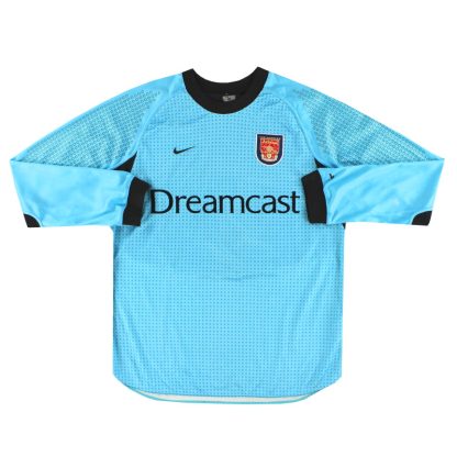 2000-01 Arsenal Nike Goalkeeper Shirt L - Arsenal / Very Good / Large