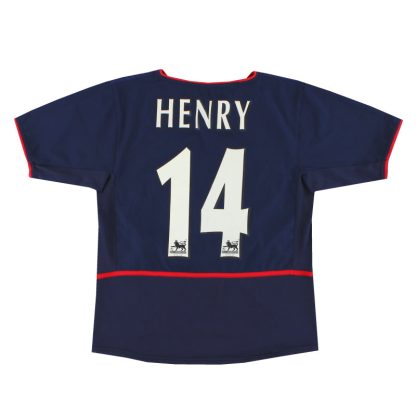 2002-04 Arsenal Nike Away Shirt Henry #14 L.Boys - Arsenal / Excellent / Large Boys