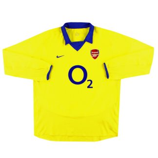 2003-04 Arsenal Nike Away Shirt L/S XL - Arsenal / Excellent / XL