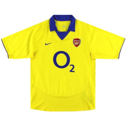 2003-04 Arsenal Nike Away Shirt XL - Arsenal / Excellent / XL