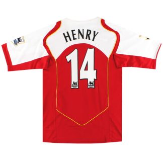 2004-05 Arsenal Nike Home Shirt Henry #14 XL - Arsenal / Excellent / XL