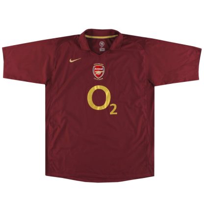 2005-06 Arsenal Nike Commemorative Highbury Home Shirt XXL - Arsenal / Excellent / XXL