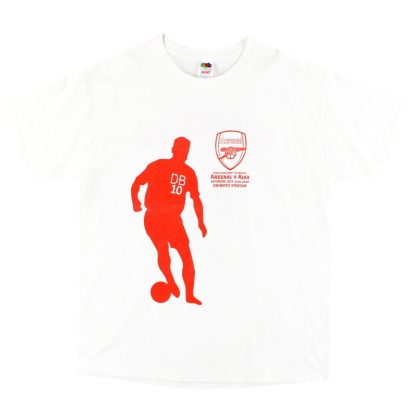2006 Arsenal Dennis Bergkamp Testimonial Tee XL - Arsenal / Excellent / XL