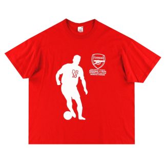 2006 Arsenal Dennis Bergkamp Testimonial Tee XL - Arsenal / Excellent / XL