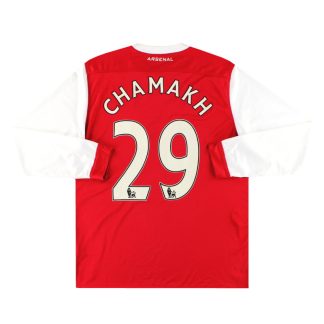 2010-11 Arsenal Nike Home Shirt Chamakh #29 L/S L - Arsenal / Excellent / Large