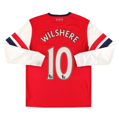 2012-14 Arsenal Nike Home Shirt Wilshere #10 L/S M - Arsenal / Very Good / Medium