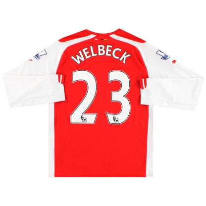 2014-15 Arsenal Puma Home Shirt Welbeck #23 L/S M - Arsenal / Excellent / Medium