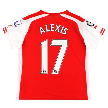 2014-15 Arsenal Puma Women's Home Shirt Alexis #17 XL - Arsenal / Excellent / XL