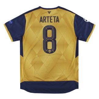 2015-16 Arsenal Puma Away Shirt Arteta #8 L - Arsenal / Excellent / Large
