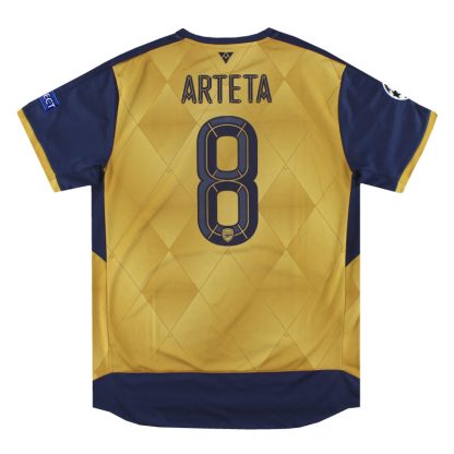 2015-16 Arsenal Puma Away Shirt Arteta #8 L - Arsenal / Excellent / Large
