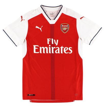 2016-17 Arsenal Puma Home Shirt Womens 16 - Arsenal / Excellent / Large