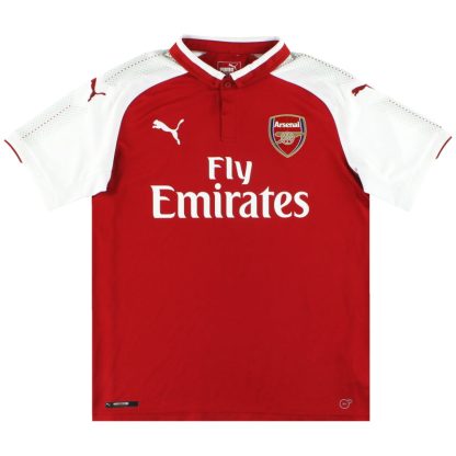 2017-18 Arsenal Puma Home Shirt Y - Arsenal / Very good / Youth