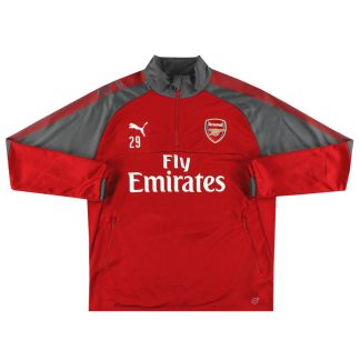 2017-18 Arsenal Puma Player Issue 1/4 Zip Training Top #29 XL - Arsenal / Excellent / XL