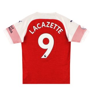 2018-19 Arsenal Puma Home Shirt Lacazette #9 S - Arsenal / Very Good / Small