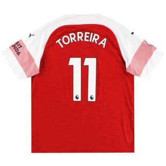 2018-19 Arsenal Puma Home Shirt Torreira #11 XL - Arsenal / Excellent / XL