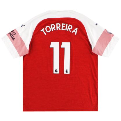 2018-19 Arsenal Puma Home Shirt Torreira #11 XL - Arsenal / Excellent / XL