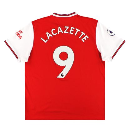 2019-20 Arsenal adidas Home Shirt Lacazette #9 XL - Arsenal / Excellent / XL