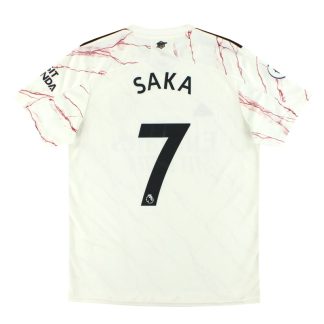 2020-21 Arsenal adidas Away Shirt Saka #7 L - Arsenal / Excellent / Large
