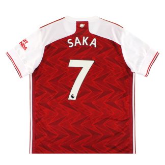 2020-21 Arsenal adidas Home Shirt Saka #7 XL - Arsenal / Excellent / XL