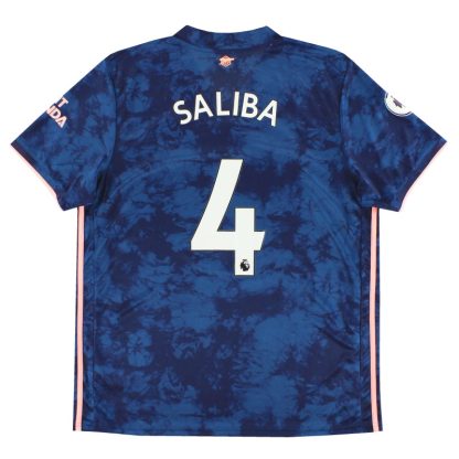 2020-21 Arsenal adidas Third Shirt Saliba #4 XL - Arsenal / Excellent / XL