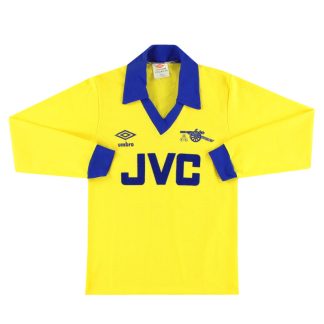 1981-82 Arsenal Umbro Away Shirt L/S L.Boys - Arsenal / Excellent / Large Boys