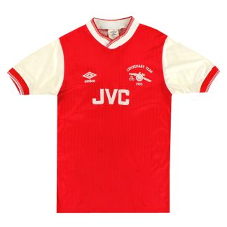 1985-86 Arsenal Umbro Centenary Home Shirt S - Arsenal / Very good / Small