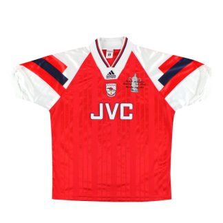 1992-94 Arsenal adidas 'Final Winners' Home Shirt M/L - Arsenal / Excellent / Medium/Large