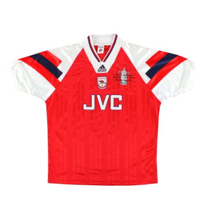 1992-94 Arsenal adidas 'Final Winners' Home Shirt M/L - Arsenal / Excellent / Medium/Large