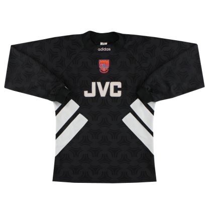 1993-94 Arsenal adidas Goalkeeper Shirt S - Arsenal / Excellent / Small