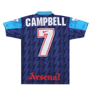 1994-95 Arsenal Nike Away Shirt Campbell #7 L.Boys - Arsenal / Excellent / Large Boys
