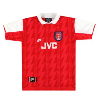 1994-96 Arsenal Nike Home Shirt L.Boys - Arsenal / Very Good / Large Boys