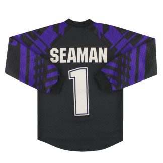 1995-97 Arsenal Goalkeeper Shirt Seaman #1 L.Boys - Arsenal / Excellent / Large Boys