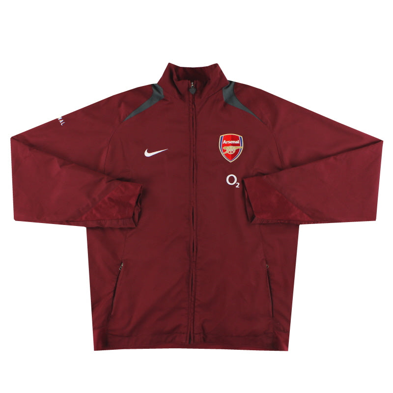 2005-06 Arsenal Nike Track Jacket L - ARSENAL / Mint / Large